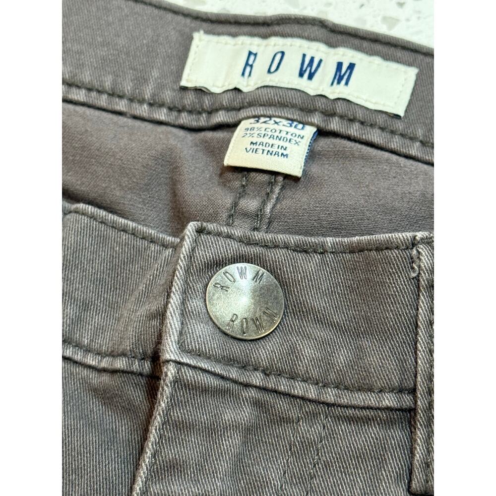 ROWM DARK GRAY DENIM MENS 32 X 30 - Picture 3 of 7